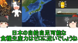 日本の食糧安全保障が保障されていない非常識な話