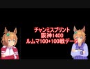 チャンミSPRINT　最新ルムマ100+100戦データ