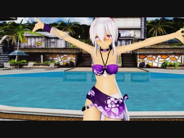 【MMD】ハクさんでハッピートラップ 【弱音ハク/yowane haku】