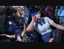 [鉄拳8 RYONA]制服風麗奈にドラグノフの投げ技