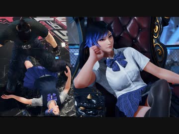 [鉄拳8 RYONA]制服風麗奈にドラグノフの投げ技