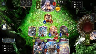 【シャドウバース／女性カード中心／独自ルール・ハイランダー】No.1732 天界メタカ・ニュートラル【ソロプレー／対ＲＳＬ期・マナリアウィッチ、１試合】