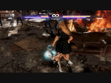【リョナ】NiCOが自分も猫ミームになろうと猫耳装着！【DOA6】【※閲覧注意】【ryona】