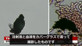 酸化グラフェンが周囲に赤血球を凝集⇒それが後遺症の原因だった。