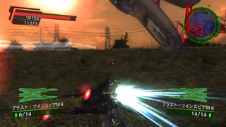 EDF4.1絶対包囲ハデストをフェンサーでソロ攻略