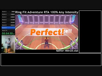 【Part10】リングフィットアドベンチャー RTA 運動負荷1 100％ 24:35:48 【ゆっくり解説】