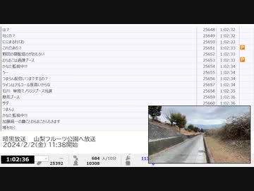暗黒放送　　山梨フルーツ公園へ放送　②【2024/2/2】