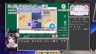 【#ニコニコ投稿祭】10／16『#ボイロインディー祭３』2024年2月第2週のニコニコ投稿祭&誕生祭スケジュールを知ろう【#COEIROINK解説】#ゲーム #ボイロ #インディー