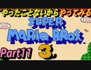 【Part11】やったことないからスーパーマリオブラザーズ３やってみる。