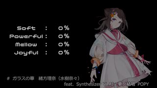 【SynthV AI 夢ノ結唱 POPY（ボーカルスタイル比較１）】ガラスの華【緒方理奈（水樹奈々）】