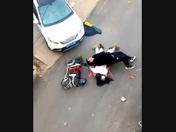 ホモと見る当たり屋ババアとの意味不明な戦い