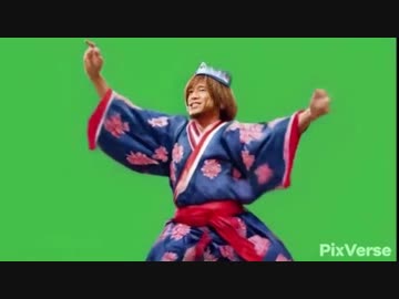 拓也県の盆踊りを踊るタクヤさんGB.pixverse