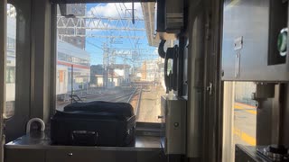 Train front view video Tobu tojo line  Kawagoe shi~Kasumigaseki  【前面展望】東武東上線　川越市〜霞ヶ関 10030系　Jan.2024