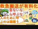 金がないなら救急車を呼ぶなと救急搬送が有料化へ