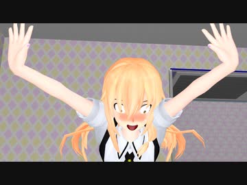 【東方MMD】　ラ〇ホで一夜過ごすことになってしまった魔理沙と霊夢