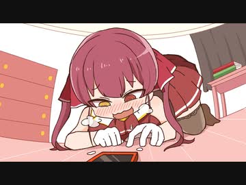 【手描き】酔っぱらって電話をかけてきたフブキがあまりにもかわいすぎて悶絶する船長