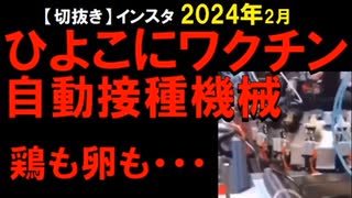 2024年2月情報　鶏は、ワク接種してないと思ってたのに･･･。これからはmRNAワク時代だから、生肉は絶対に食べないほうがいいよね･･･。なんてこった･･･。