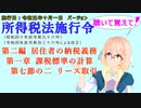 聴いて覚えて！　所得税法施行令　第二編　居住者の納税義務　第一章　課税標準の計算　第七節の二　リース取引　を『VOICEROID2 桜乃そら』さんが　音読します。施行日　令和五年十月一日版