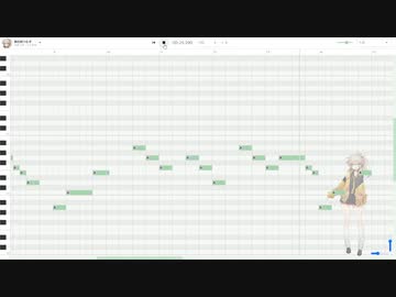 春日部つむぎがVOICEVOXのソング機能で「あ」って言うだけの動画