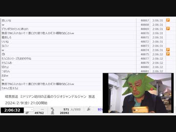 暗黒放送　ミドリアン助川の正義のラジオジャンデルジャン　放送　③【2024/2/9】