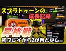 スプラトゥーンの成長記録　初プレイから2か月と少し