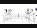【手描き】卓球するS+組【コロイカ】