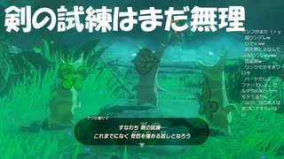 #104【ゼルダの伝説 ブレス オブ ザ ワイルド】今の俺の実力では剣の試練は無理！