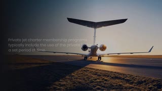 What to Look for In a Charter Jet Membership?