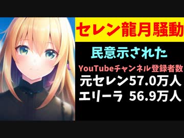 【朗報】元セレン(doki)とエリーラの登録者数が逆転「民意示された」【エニカラ/にじさんじ】