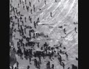 ホモと見る雪山でレースするチャリカス