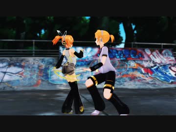 【MMD】鏡音リンちゃん・レンくんの River