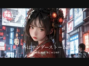 『外はサンダーストーム』あじゅひめP（歌：初音ミク）