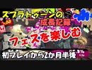 スプラトゥーンの成長記録　初プレイから2か月半後