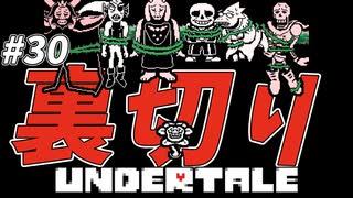 【UNDERTALE】#30　フラウィとの約束を守ってからの裏切り！！