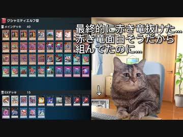 【遊戯王】クシャトリラに赤き竜カラミティ入れようとした話【猫ミーム】