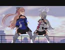 【MMD艦これ】ジョンストンさんとヘイウッドさんの『BURNING』【二人用カメラ＆表情＆目線配布】