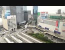 小田急百貨店新宿本館12階スカイテラスからの眺め