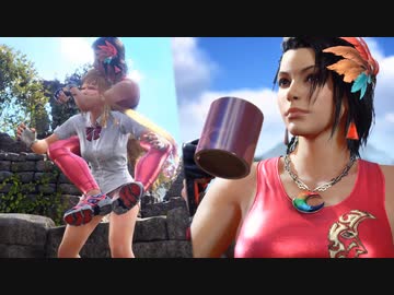 [鉄拳8 RYONA]女性キャラにアズセナの投げ技
