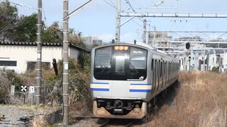 E217系クラY-40編成 久里浜到着