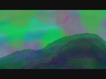 「オーロラ・オン・ア・スノーウィ・デイ」/ IA