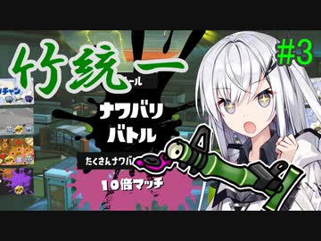 【Splatoon3】アリアルさんの脳死竹統一フェスマッチ！ take3