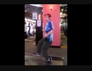 ダンアラで足をグネるおじさん