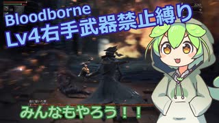 【Bloodborne】レベル４右手武器禁止縛り１【ブラッドボーン】