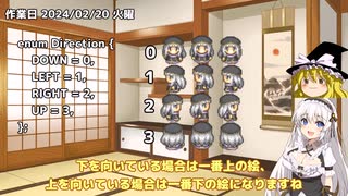 不思議のダンジョン系ゲーム制作日記2日目~3日目 キャラのアニメーション、カメラ設定