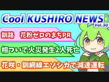Cool　KUSHIRO　NEWS　Vo.30【VOICEVOX解説・VOICEROID解説】