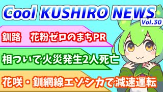 Cool　KUSHIRO　NEWS　Vo.30【VOICEVOX解説・VOICEROID解説】