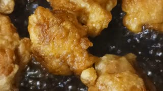 鶏天丼作った