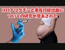 またコロナワクチンと重度月経出血についての研究が発表されました！
