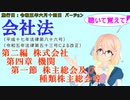 聴いて覚えて！　会社法　第二編　株式会社 第四章　機関 第一節　株主総会及び種類株主総会等　を『VOICEROID2 桜乃そら』さんが　音読します（施行日　 令和五年六月十四日　バージョン）