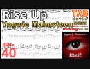 イングヴェイでギターピッキングの基礎練習Yngwie Rise Up TAB タブ譜 BPM40【Guitar Picking Vol.89】